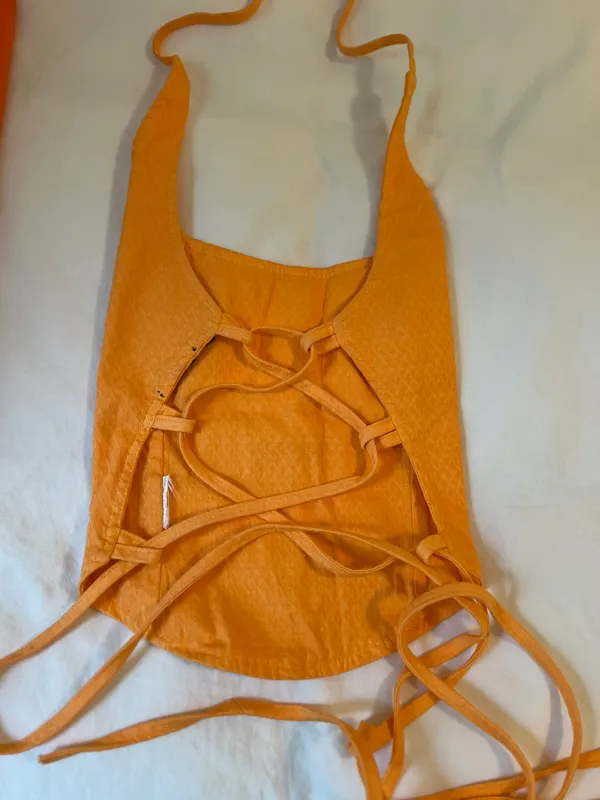 Boohoo Orange Top - Image 3