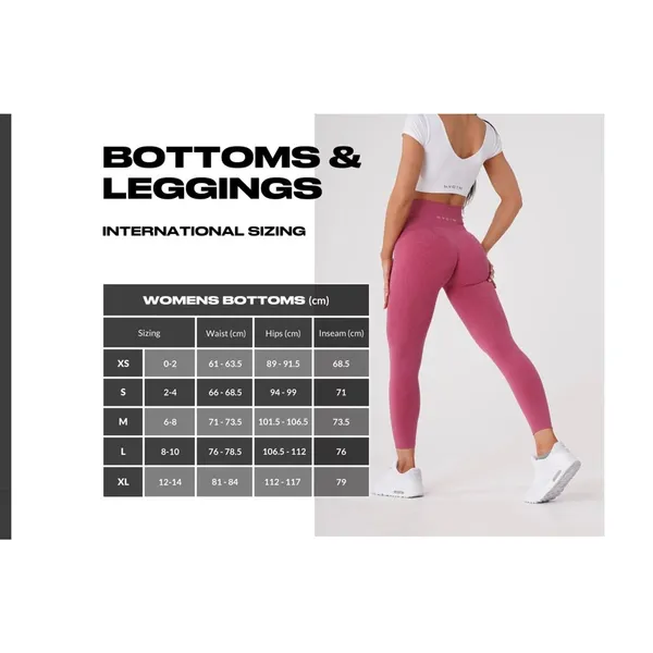 NVGTN Seamless High Waisted Leggings Womens XLBrown Workout Pants New - Image 6