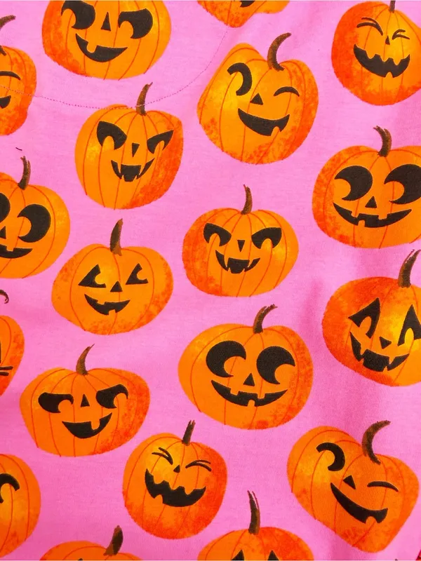 BedHead PJs Jolly Jack-O-Lantern Long Sleeve Classic Stretch Jersey Pajama Set - Image 11