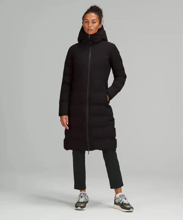 Lululemon StretchSeal Sleet Street Long Jacket Size 4 - Image 2