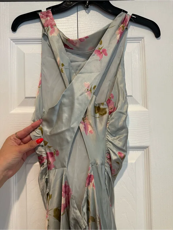 Reformation Anaiis Silk Dress - Image 5