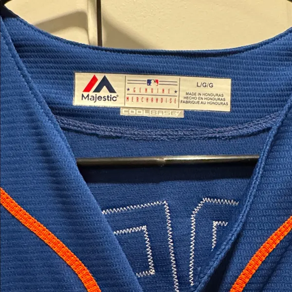 Majestic Cespedes Mets jersey size Large post season - Image 2