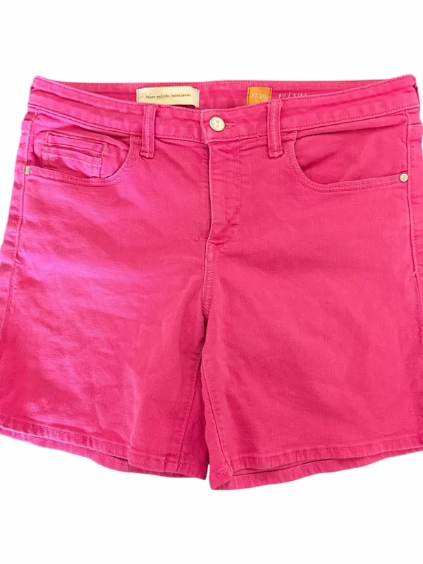 Pilcro Anthropologie Hot Pink Denim Jean Shorts - Image 2