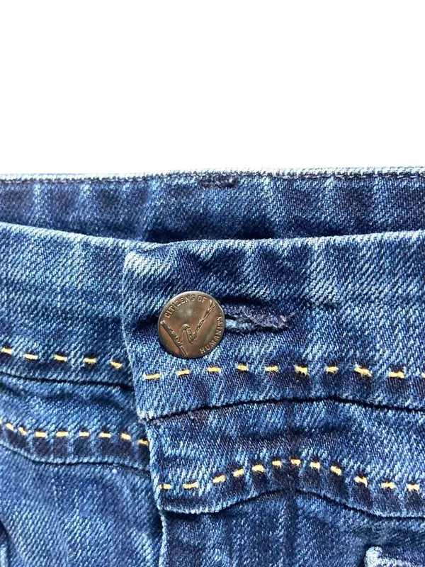 Citizens Of Humanity Birkin Micro Mini Skirt Blue Size 31 Y2K Festival Summer - Image 11