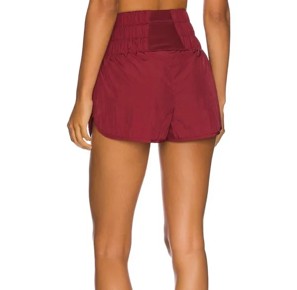 Free People Movement Shorts Way Home The Small Pink High-Rise - Image 2