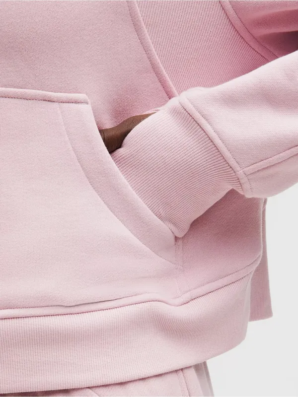 NWT Lululemon waist length oversized hooded scuba size xs/s porcelain pink - Image 7