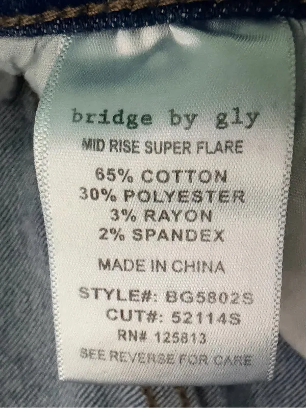 Bridge by Gly mid rise super flare jeans size 29 - Image 10