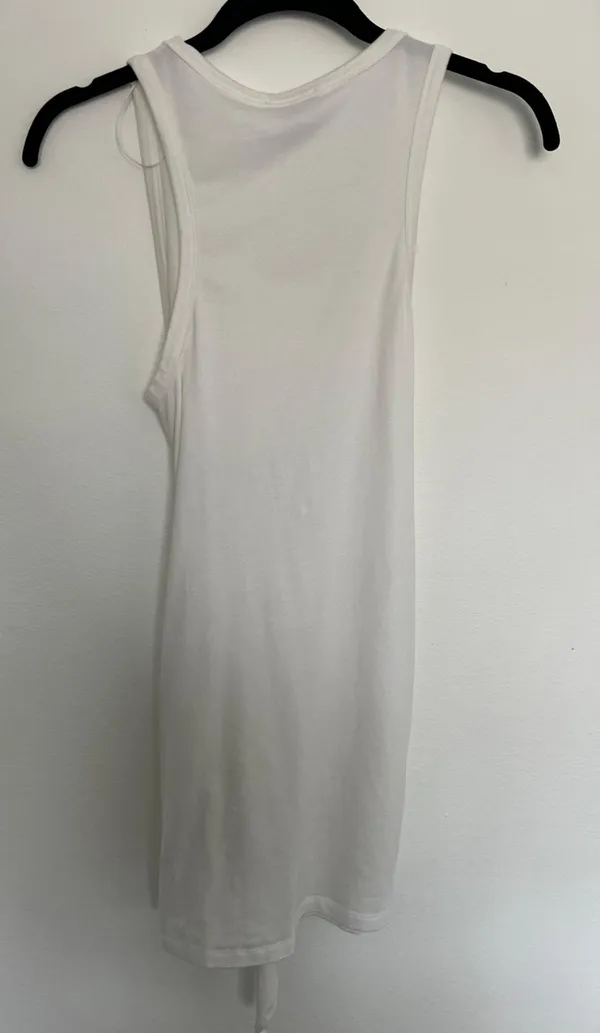 ZARA NWOT wrap White Mini Beach Dress - Image 3
