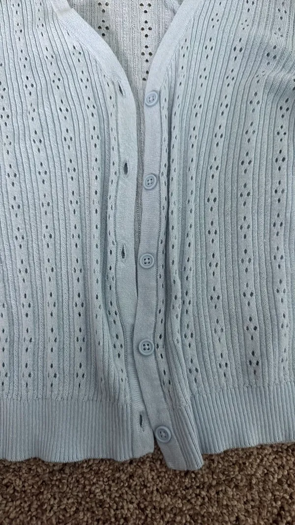 Sky Blue Brandy Melville Cardigan - Image 2