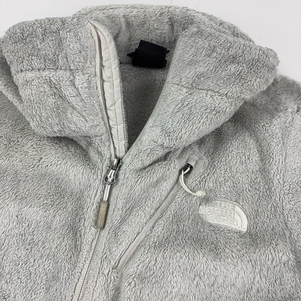 The North Face Fleece Osito Jacket Womens Large Gray Full Zip - Image 2