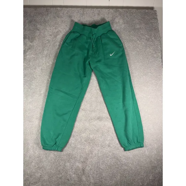 Nike Sportswear Club Fleece Jogger Pants Women's S Kelly Green Swoosh - Image 2
