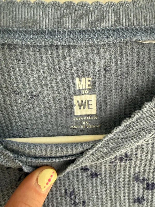 PacSun Long Sleeve Thermal Waffle Top - Image 3