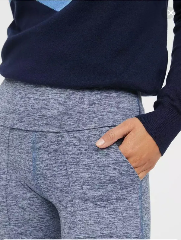 Aerie SMALL REGULAR OFFLINE By The Hugger High Waisted Foldover Flare Legging - Image 7