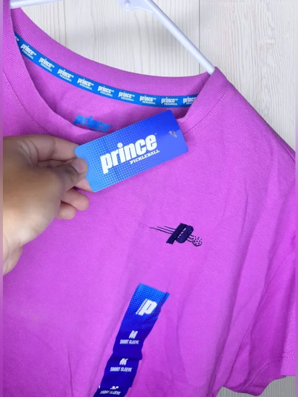 NWT PRINCE Purple Short Sleeve Boxy Crop Top | Pickleball Tennis Tee - Image 6
