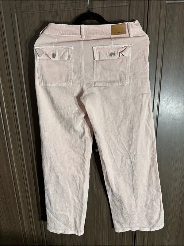 American eagle light pink size 4 jeans - Image 2