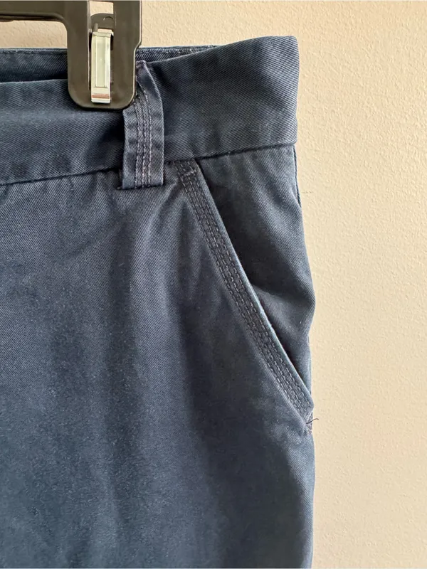 J.Crew Favorite Fit Navy Chino Capri Pants Womens‎ Size 8 Cotton - Image 4