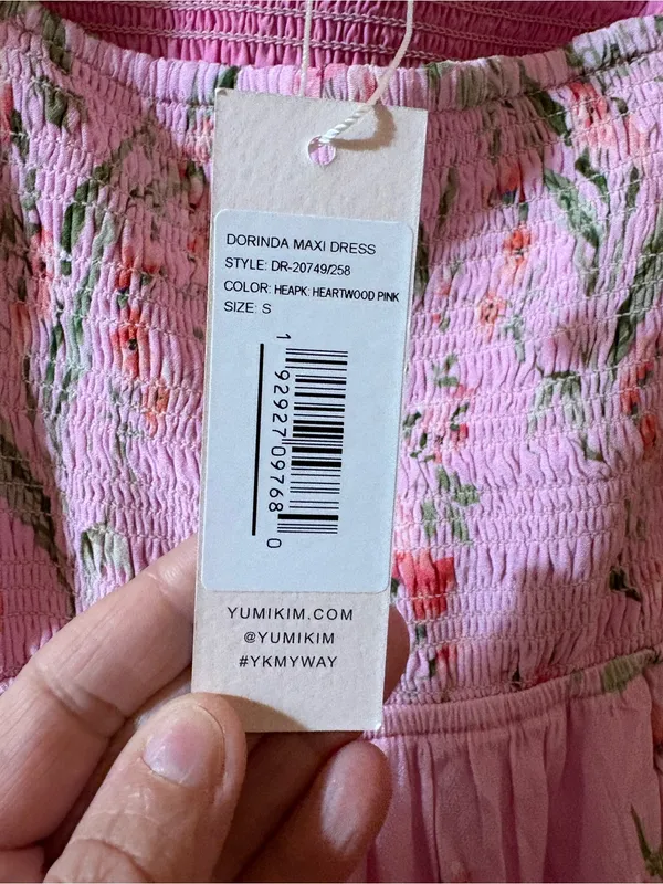 NWT Yumi Kim Dorinda Floral Maxi Dress in Heartwood Pink - Image 5