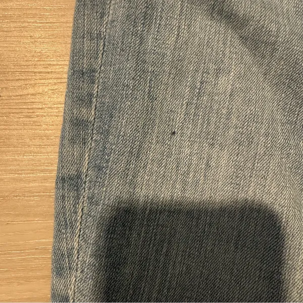 7 For All Mankind Gwenevere Ankle Skinny Blue Jeans raw hem size 24 - Image 4