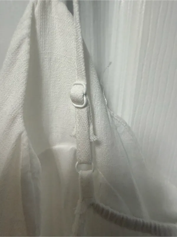 Francesca's Cream White Lightweight Dress Size XL - Image 5