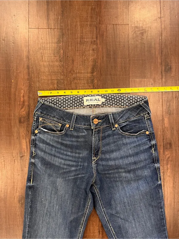 Ariat REAL Straight Leg Jeans Womens 31 XL Perfect Rise Analise Straight Leg - Image 3