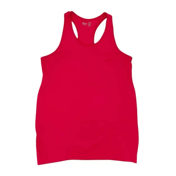 Zyia Active Copper Charged Tank Top Red Size XL Racerback Seamless Stretch Nylon - Image 2