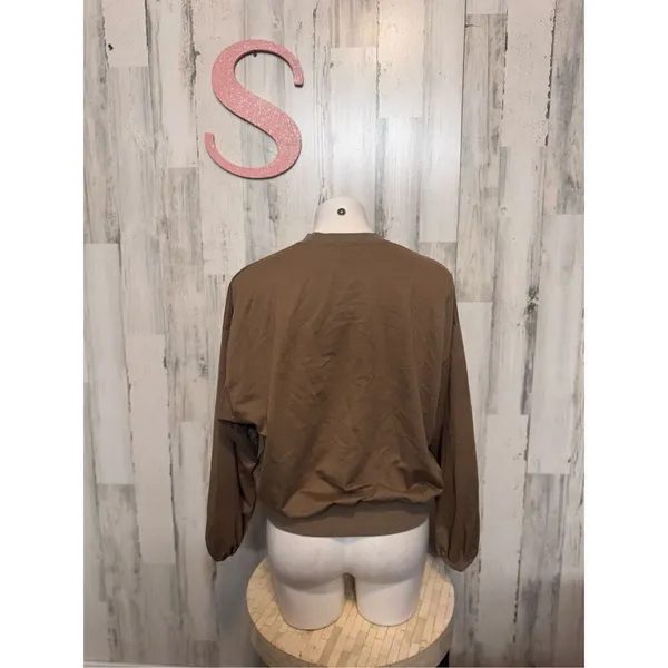 Brown pullover hoodie size small Tan - Image 4