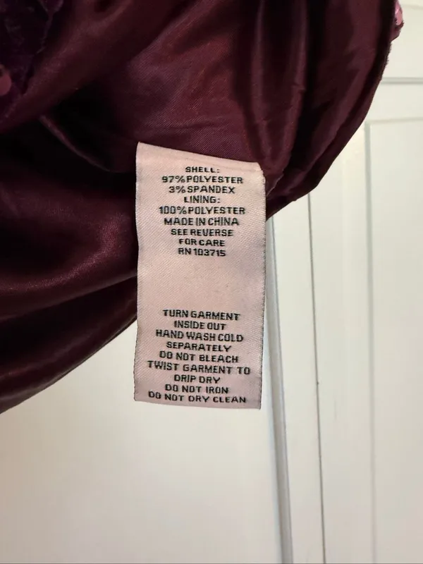 Nanette Lepore NWT purple sequin top size small - Image 5