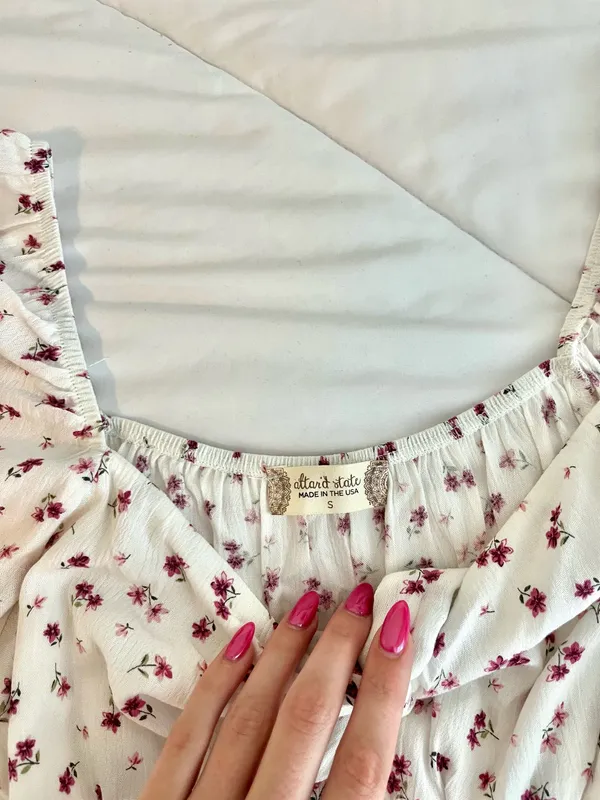 Altard State floral long sleeve crop - Image 4