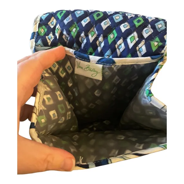 Vera Bradley Mediterranean White "Out to Lunch" Tote/Insulated Lunch Bag Retired - Image 4
