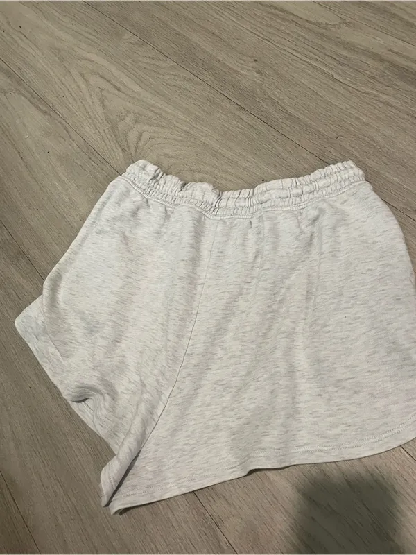 Women's Light Gray Lounge Shorts - Image 2