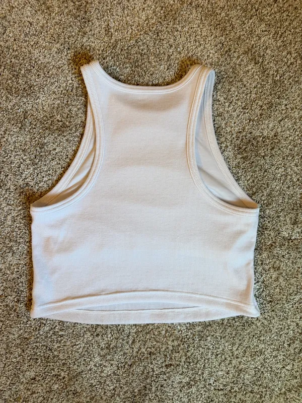 Aerie White Racerback Top - Image 6