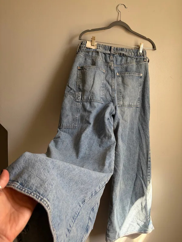 Free People CRVY Outlaw Wide Leg Jeans - Image 7