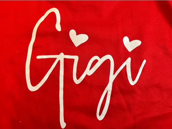 Red Gigi sweatshirt large - Image 2