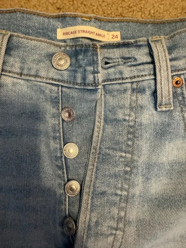 Ribcage Ankle Levi’s Straight Jeans - Image 2