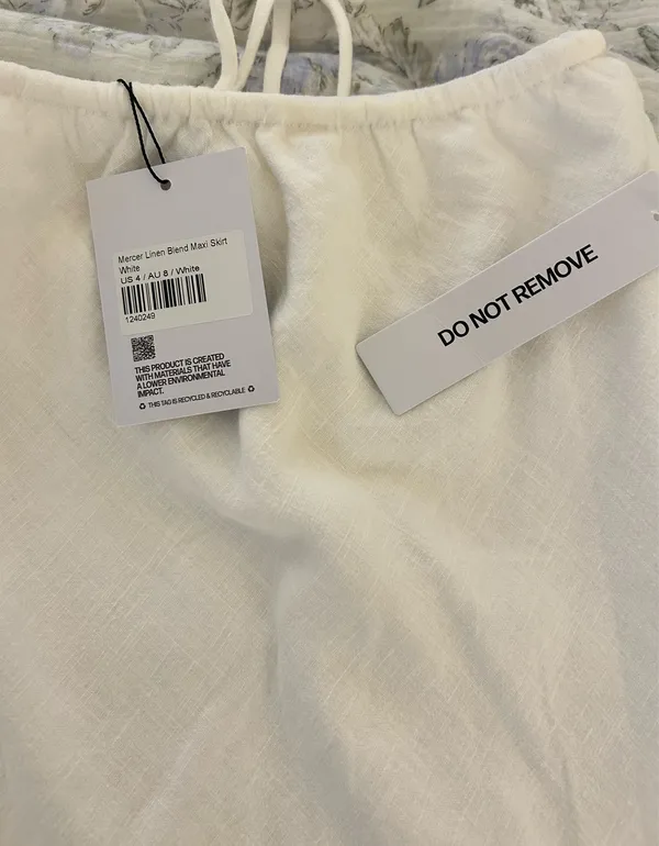Princess Polly Linen Blend Maxi Skirt - Image 3