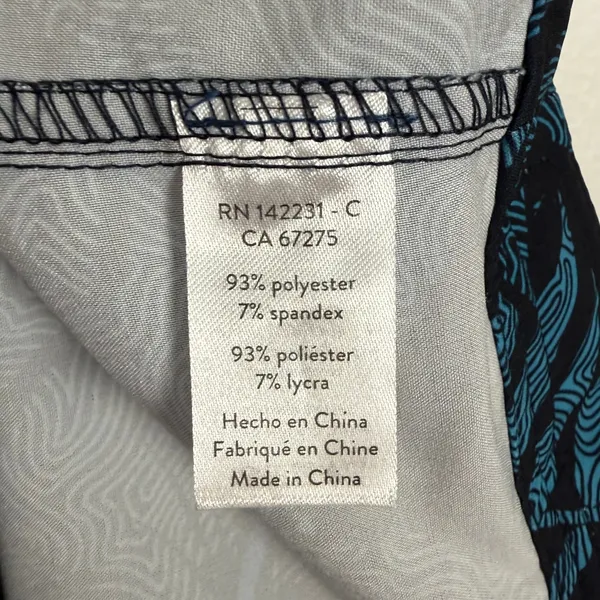 RipSkirt Hawaii Length 2 Pocket Tear Away Skirt Maui Moonlight Size XXL - Image 5