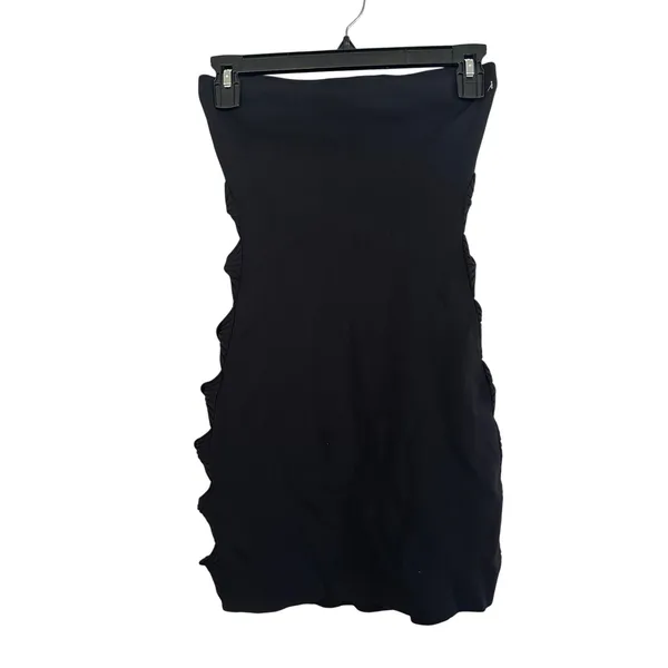 MESHKI Maisy Strapless Knit Twist Mini Dress black size small NWT - Image 4