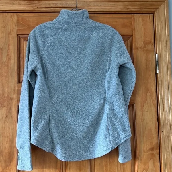Old Navy Active Fleece Quarter Zip Gray Jacket XS - Image 4