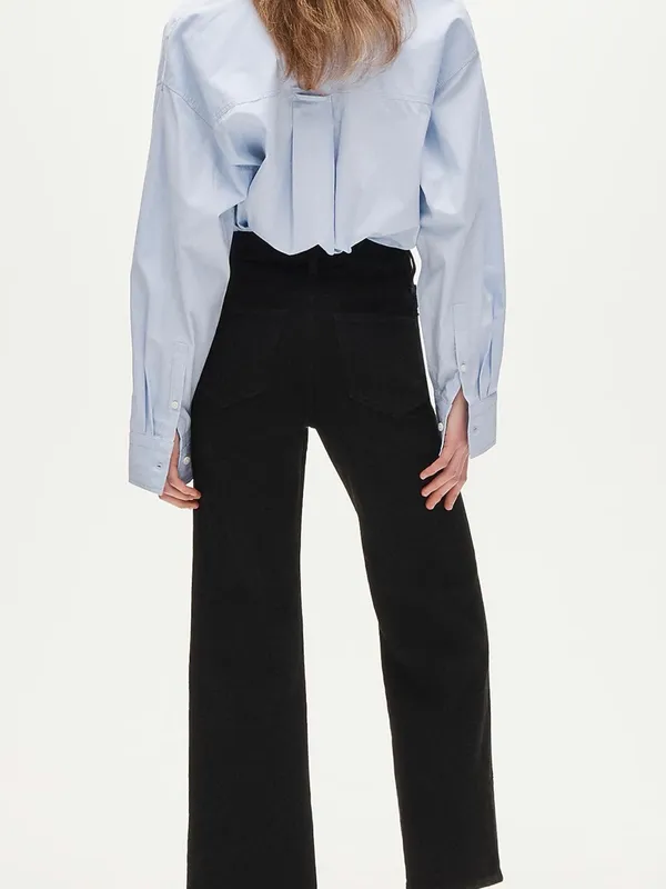 J. Crew Slim-wide Jean Black Rinse Wash Size 26 - Image 2
