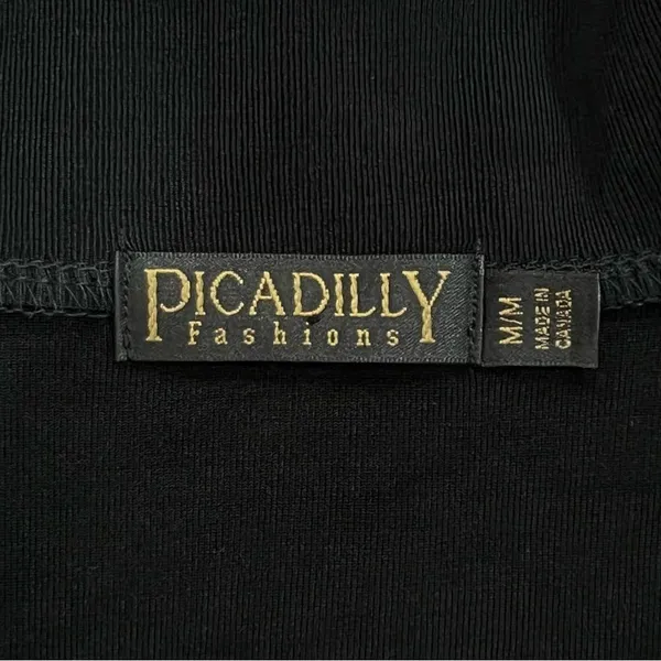 Picadilly Fashions Floral Patchwork Black Blazer Cardigan Size Medium - Image 11