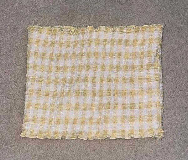 Hollister Checkered Reversible Tube Top - Image 2