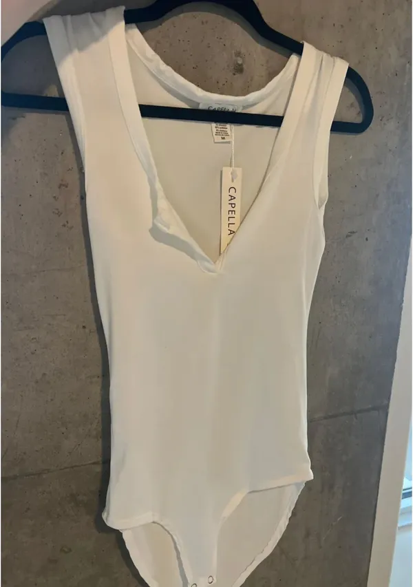 White bodysuit Size M - Image 3