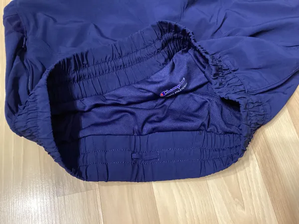 Champion Navy Blue Sport Shorts with Side Zip Pocket Size Medium - Image 6