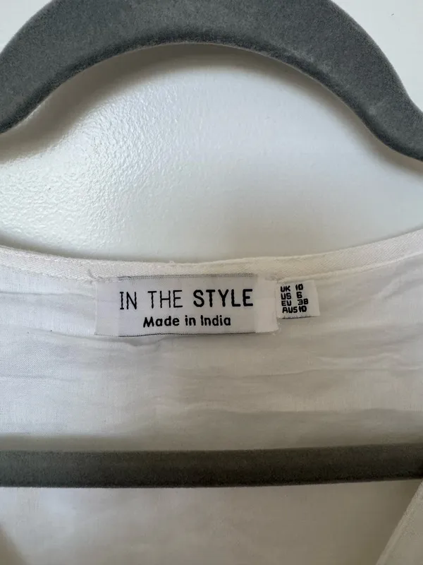 Long Maxi Dress White Size 6 - Image 3