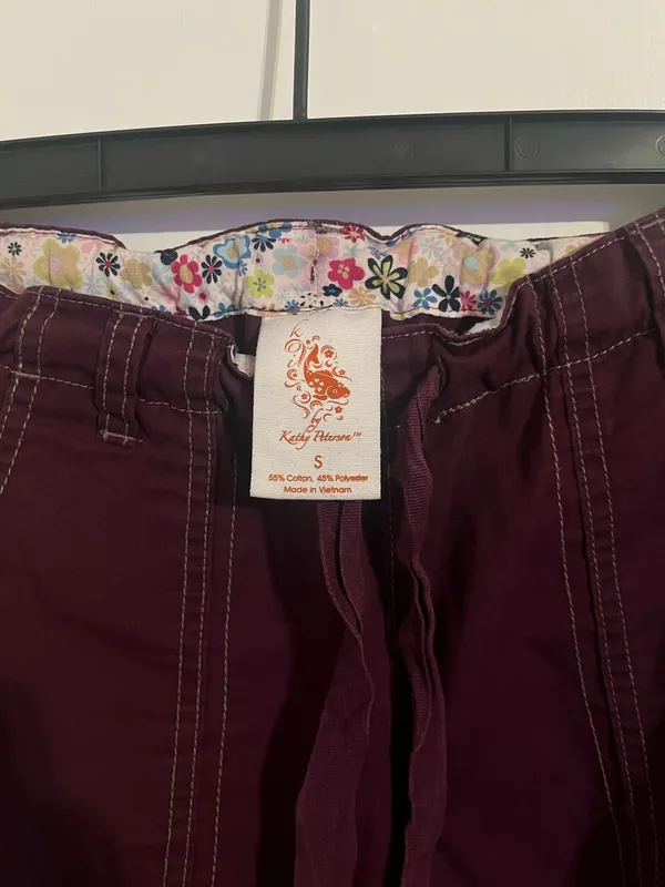 Kathy Peterson Pants Koi cargo s Red - Image 4