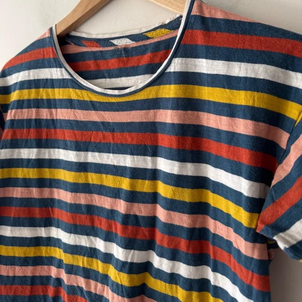 Madewell Whisper Cotton Crewneck T-Shirt in Lennie Stripe Multicolor‎ - Image 3