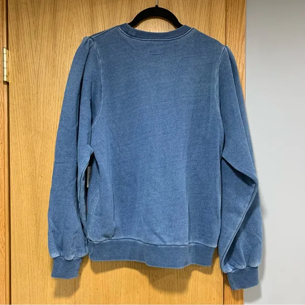 AE77 Blue Crewneck Pullover Sweater - Size Small - Image 2