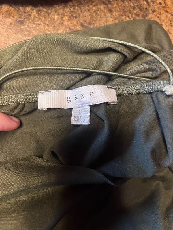 TJ Maxx Olive green tank top - Image 3