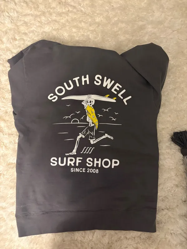 Surf Hoodie Gray Size M - Image 2