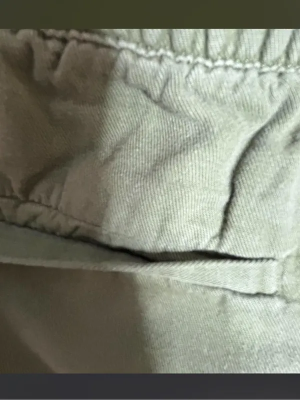 Madewell Pull On Shorts Olive Green High Rise 3" Pockets Casual Travel Size XXS - Image 5